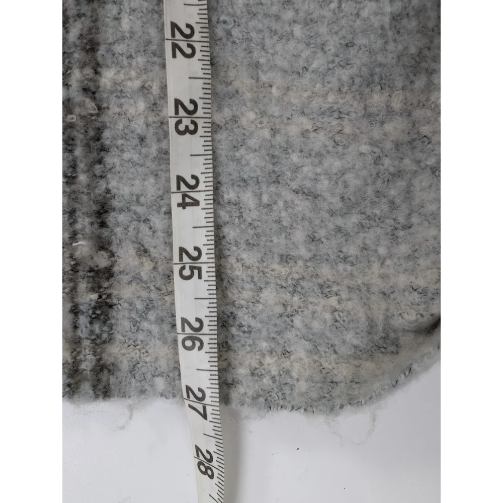 Free People Brushed Plaid Oversize Scarf Green Beige Soft Preppy Cozy